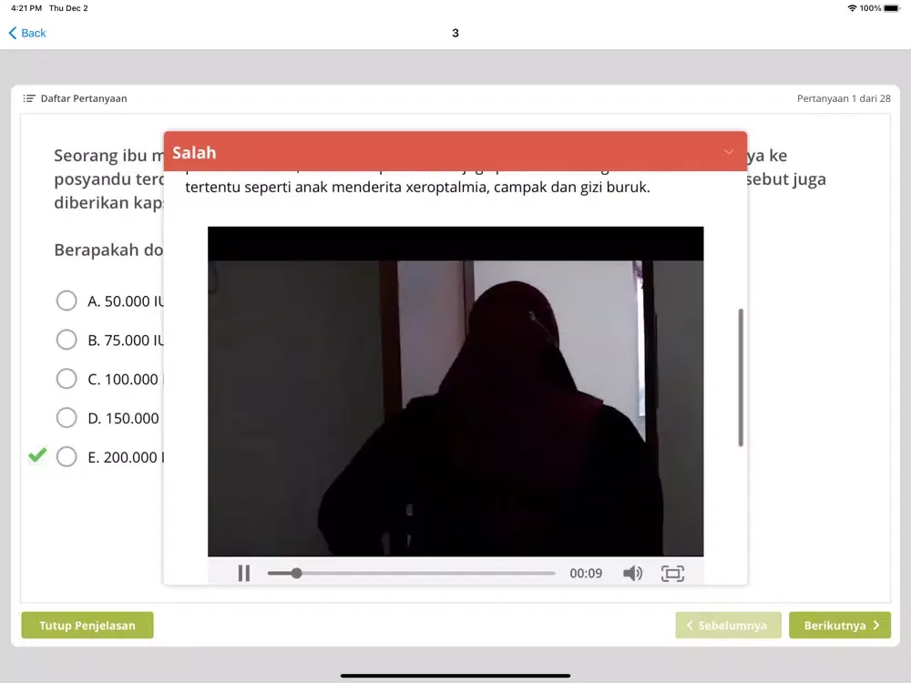 NEO Nutrisionis: Latihan 2 iPad 應用截圖