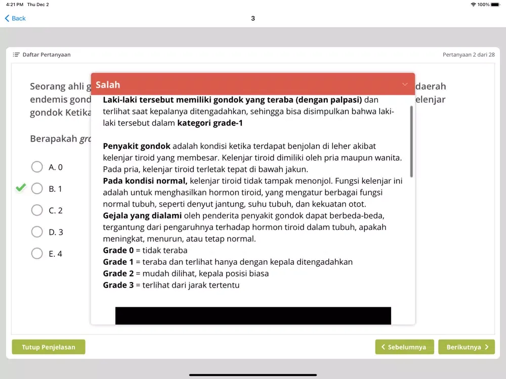 NEO Nutrisionis: Latihan 2 iPad 應用截圖