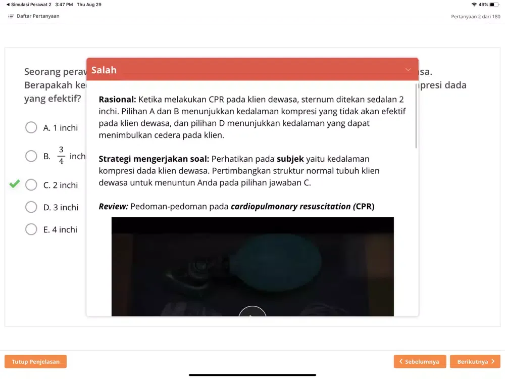 NEO D3 Perawat : Latihan 2 iPad  スクリーンショット