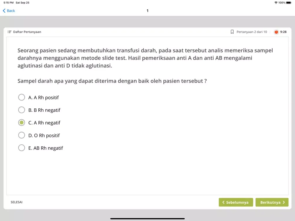 NEO TLM: Latihan 2 iPad 应用截图
