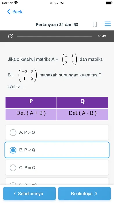 Screenshot di NEO UTBK SBMPTN