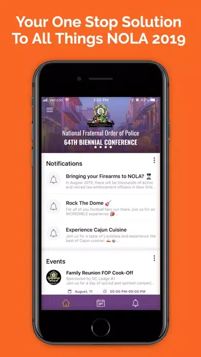 Capturas de tela do NOLA 2019