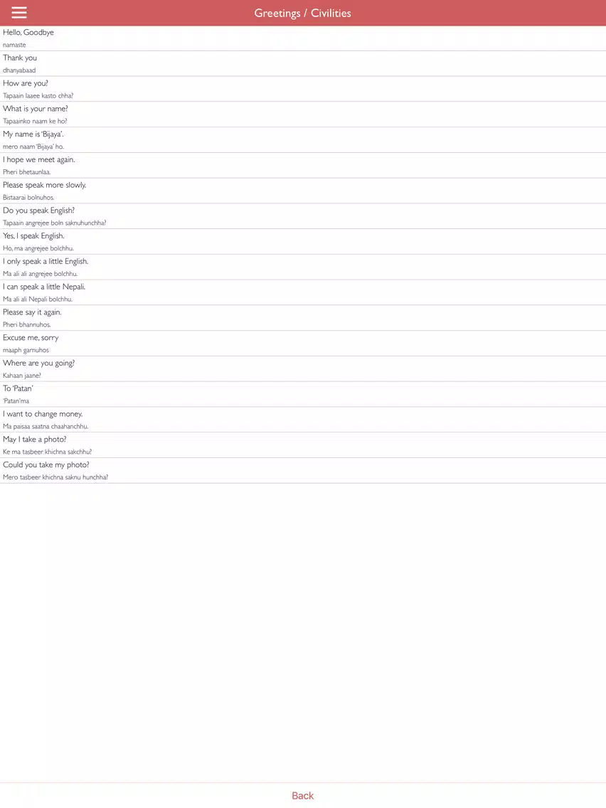 Captures d'écran de Nepali-to-English Dictionary iPad 