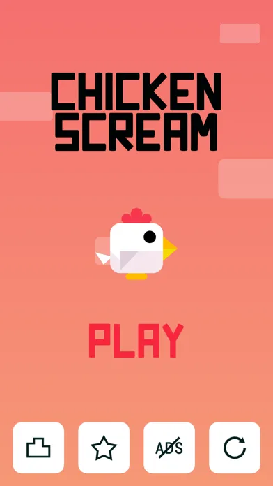 Capturas de tela do Chicken Scream Jump - Endless Arcade Game