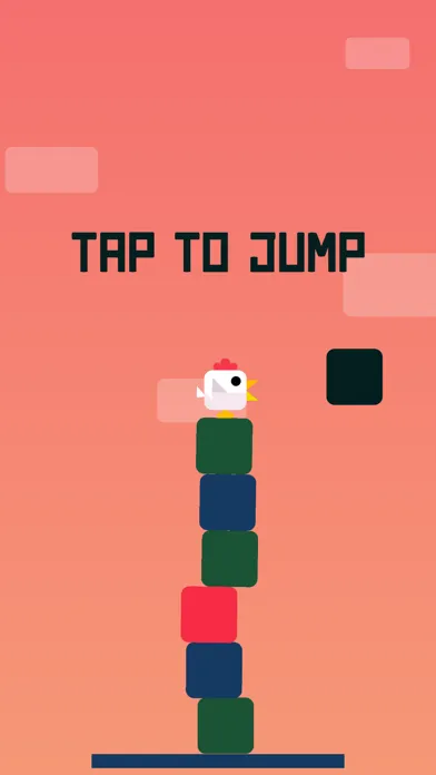 Capturas de tela do Chicken Scream Jump - Endless Arcade Game
