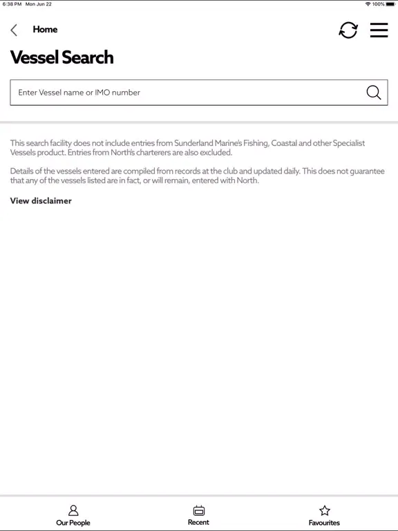 Sunderland Marine Contacts iPad  스크린샷