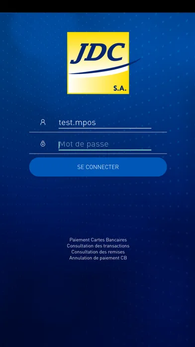 Capturas de pantalla de MPOS JDC