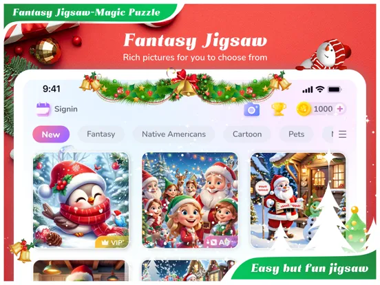 Capturas de pantalla de Fantasy Jigsaw - HD Puzzle iPad 