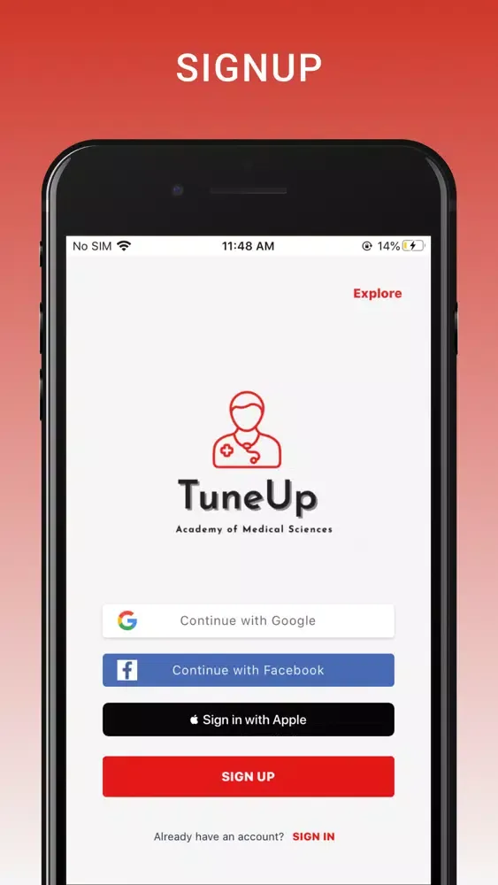Captures d'écran de TuneUp Academy