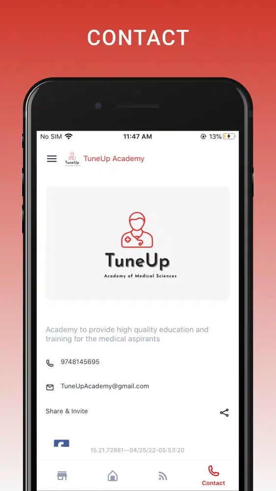 Captures d'écran de TuneUp Academy