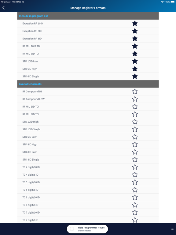 Ảnh chụp màn hình của Neptune 360 Field Manager iPad 