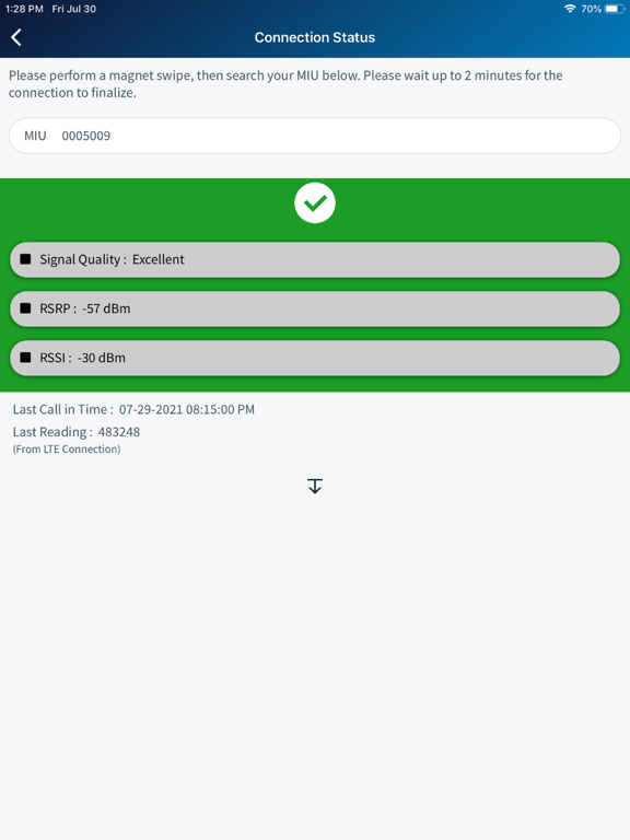 Ảnh chụp màn hình của Neptune 360 Field Manager iPad 