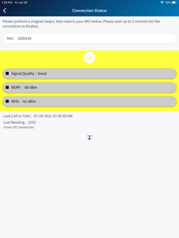 Ảnh chụp màn hình của Neptune 360 Field Manager iPad 