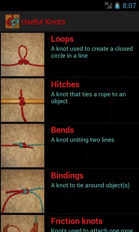Useful Knots Screenshots