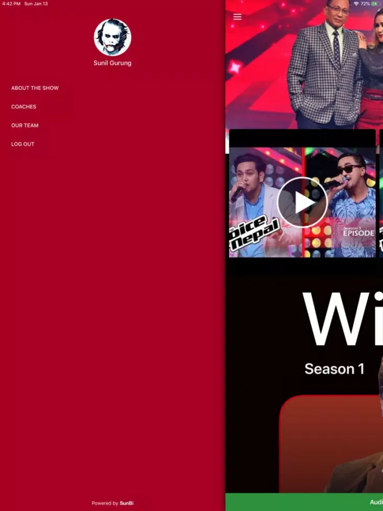 The Voice of Nepal iPad 應用截圖