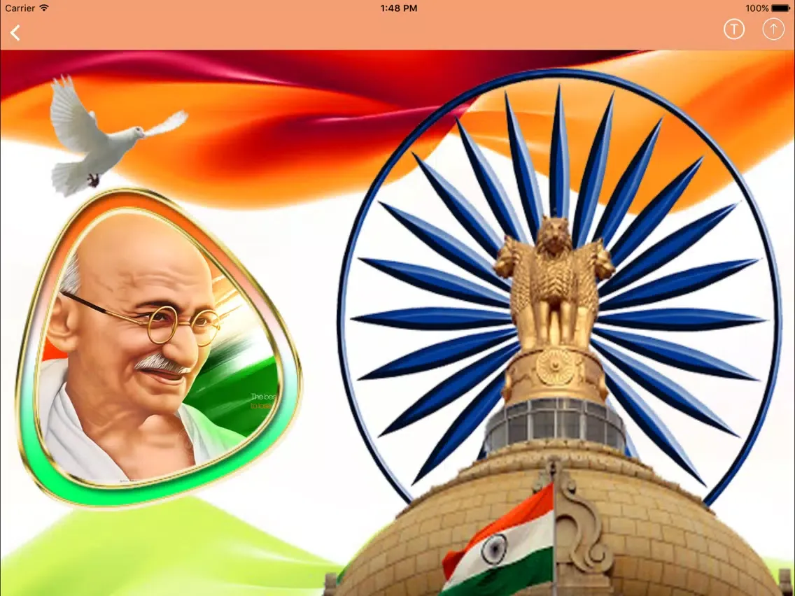 India Independence Day Frames iPad  Screenshots