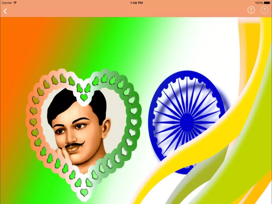 India Independence Day Frames iPad  Screenshots