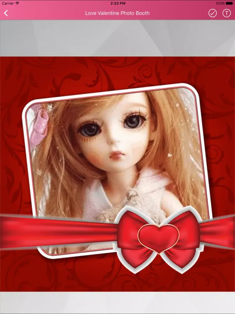 Love Valentine Photo Morph iPad Screenshots
