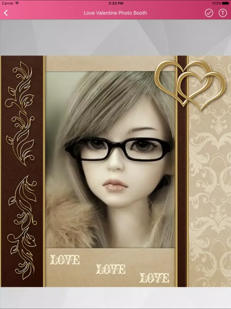 Love Valentine Photo Morph iPad Screenshots