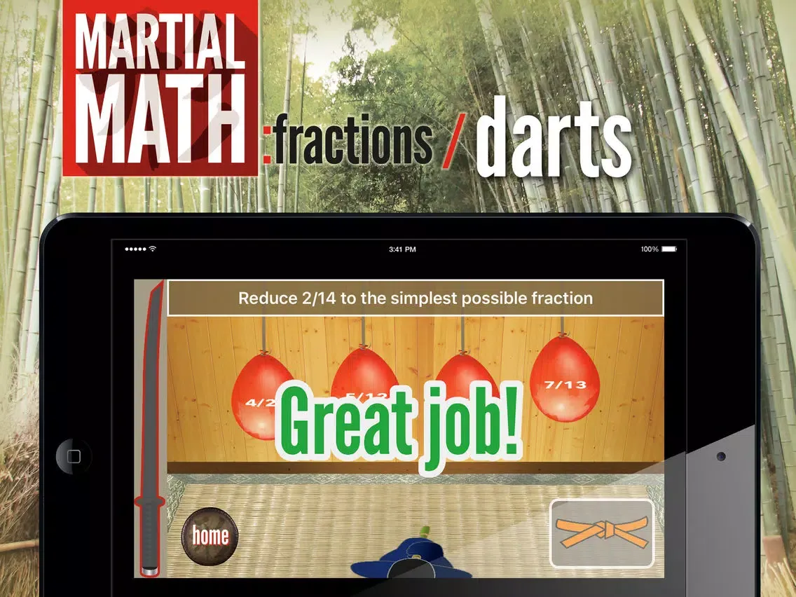 Скриншоты MartialMath:fractions iPad 
