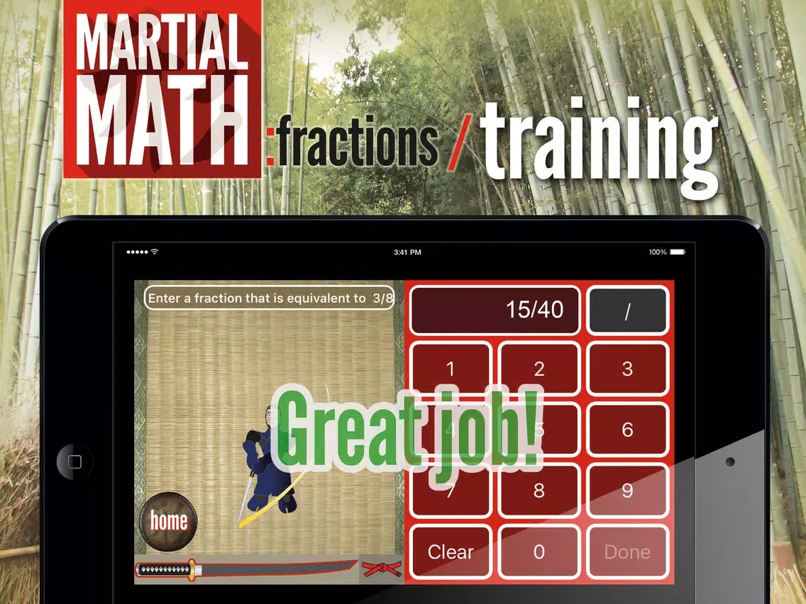 Скриншоты MartialMath:fractions iPad 