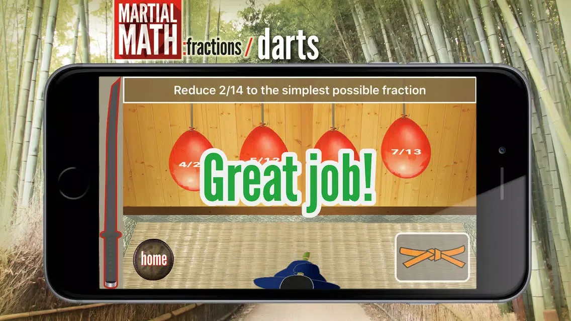Скриншоты MartialMath:fractions