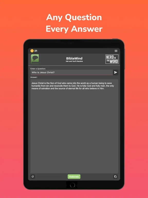 Captures d'écran de BibleMind by Nerd in the Word iPad 