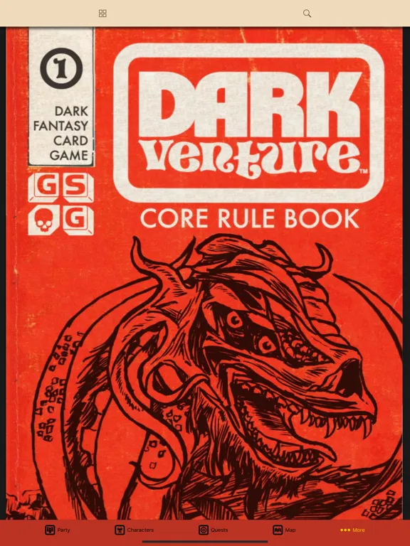 Ảnh chụp màn hình của Dark Venture Companion iPad 