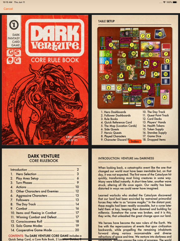 Dark Venture Companion iPad  スクリーンショット
