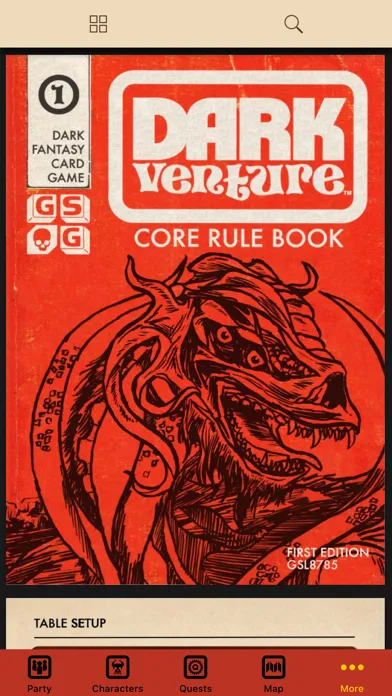 Ảnh chụp màn hình của Dark Venture Companion
