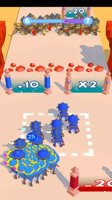 Tangkapan skrin Archer Squad 3D