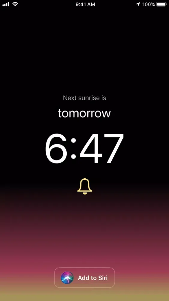 Rise & Shine - Sunrise Time应用截图