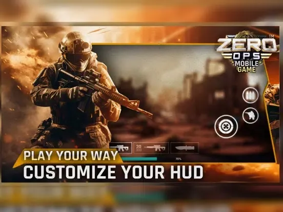 Capturas de pantalla de Zero Ops iPad 