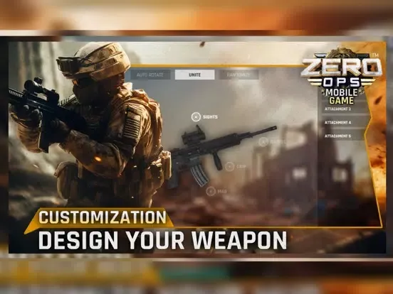 Capturas de pantalla de Zero Ops iPad 