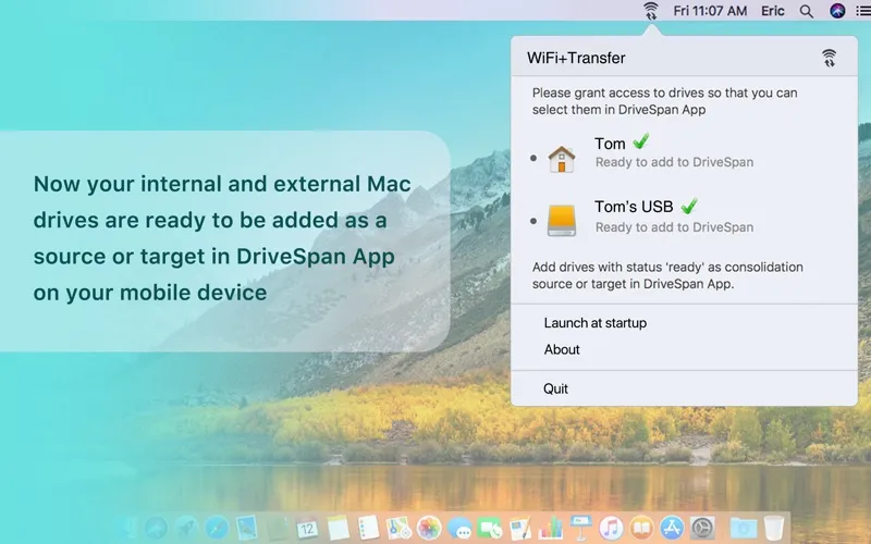 Capturas de pantalla de WiFi+Transfer