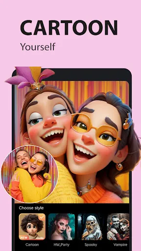 Tangkapan skrin AI Photo Enhancer - Nero Lens