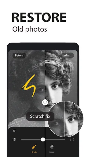 Tangkapan skrin AI Photo Enhancer - Nero Lens