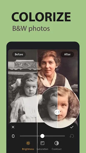 Tangkapan skrin AI Photo Enhancer - Nero Lens