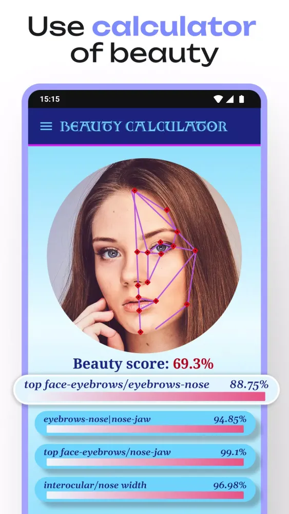 Captures d'écran de Beauty Calculator