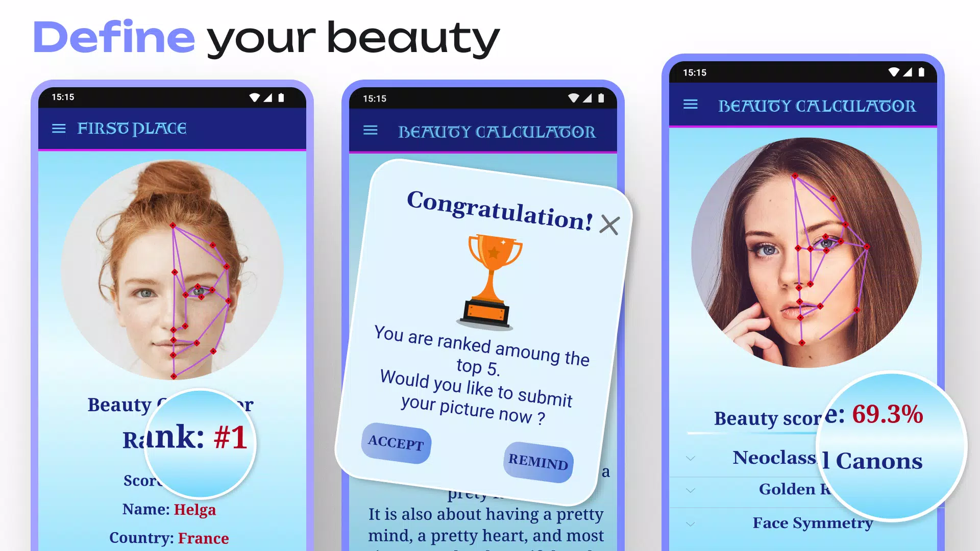 Beauty Calculator Screenshots