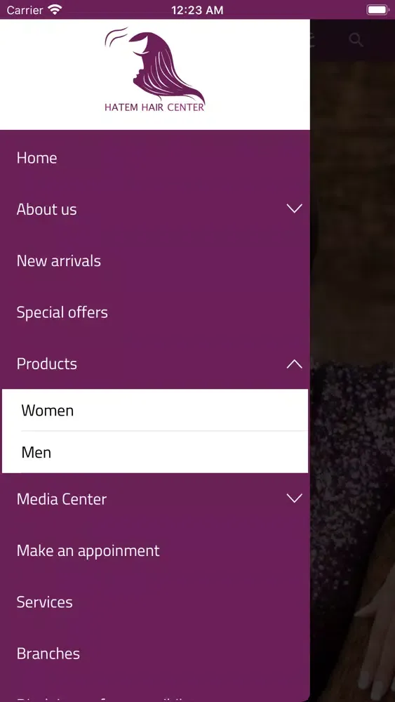 Hatem Hair Center Screenshots