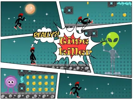Stickman's Journey - How far can you go? iPad  스크린샷