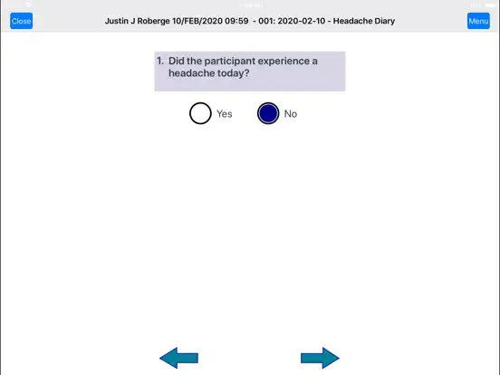 PedMigraine iPad 应用截图