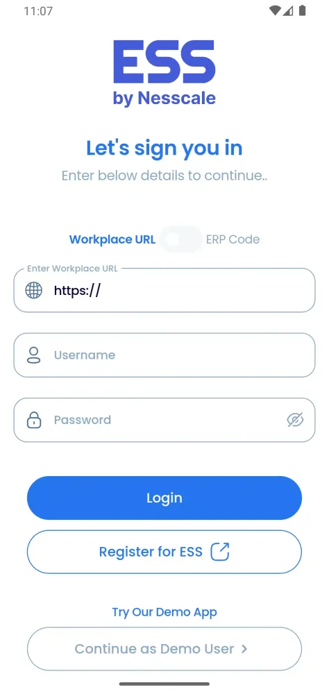 Employee Self Service(ERPNext) Screenshots