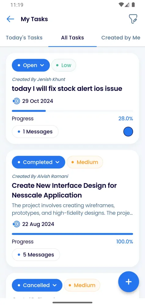 Employee Self Service(ERPNext) Screenshots