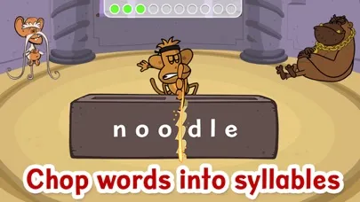 Tangkapan skrin Chimp Fu Syllables