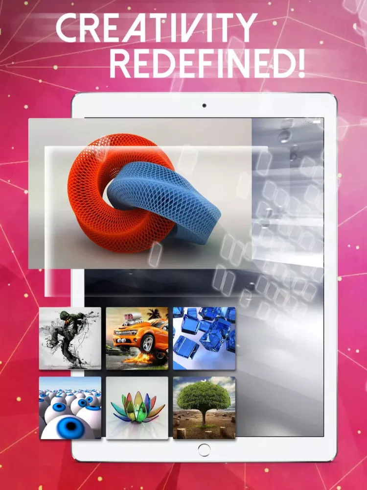 Amazing 3D Live Wallpapers & HD Backgrounds - 3D Images & Live Photos for Lock Screen Themes iPad  Screenshots