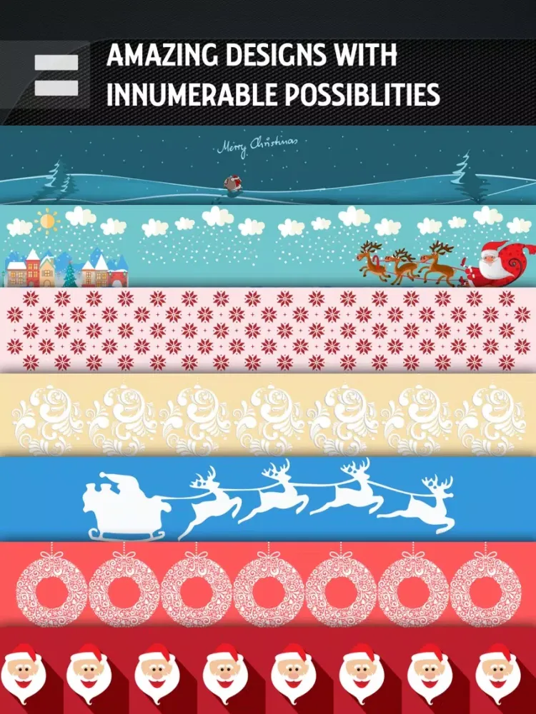 Christmas Screen Builder - Make Custom Wallpapers iPad  Screenshots