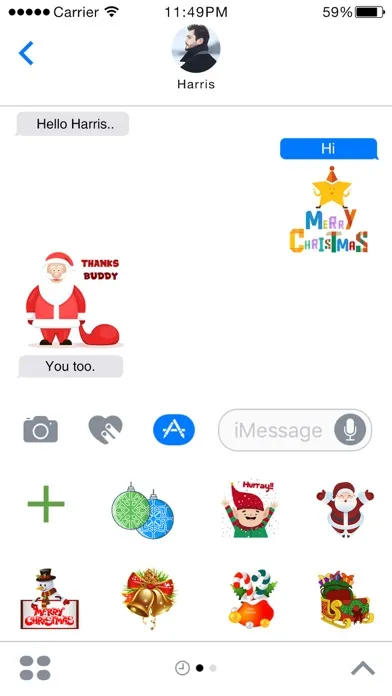 Zrzuty ekranu Christmas Animated Sticker