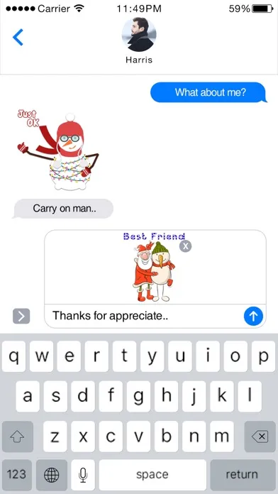 Zrzuty ekranu Christmas Animated Sticker